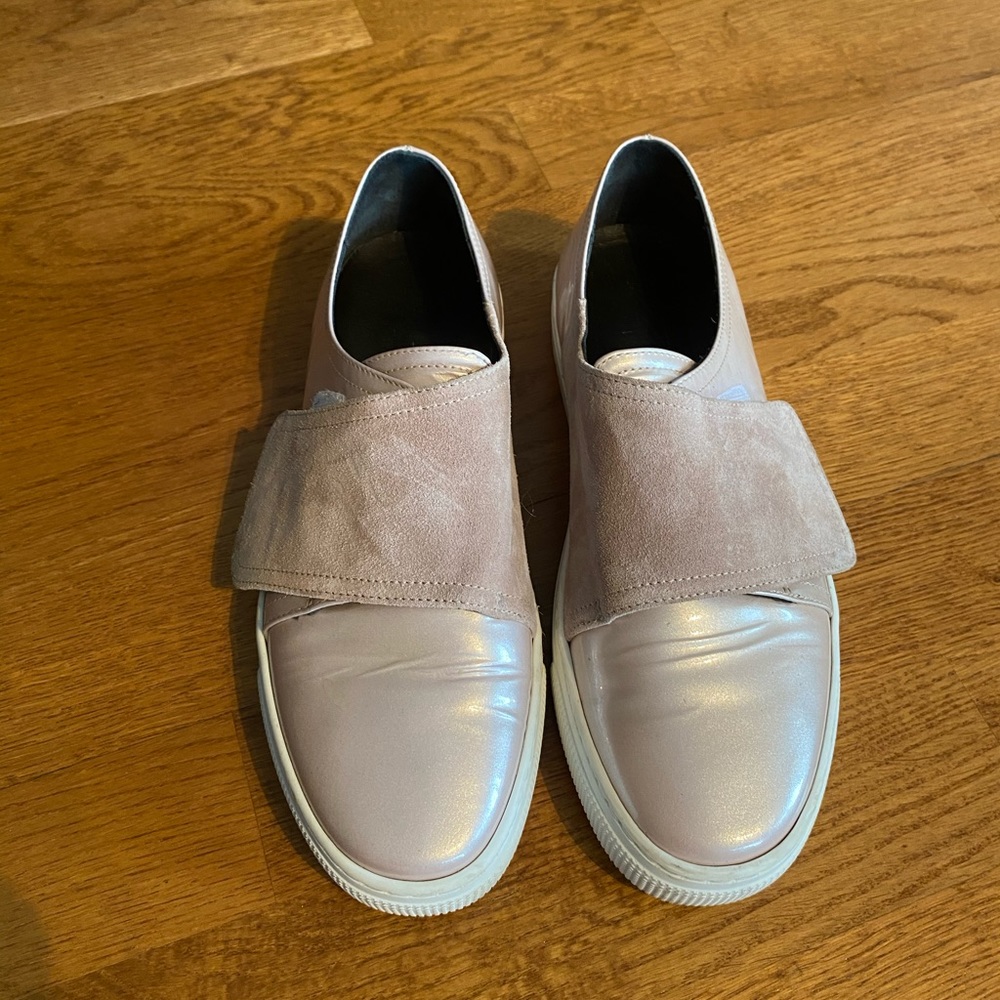 ZCO Montreal powder pink patent/ suede sneakers